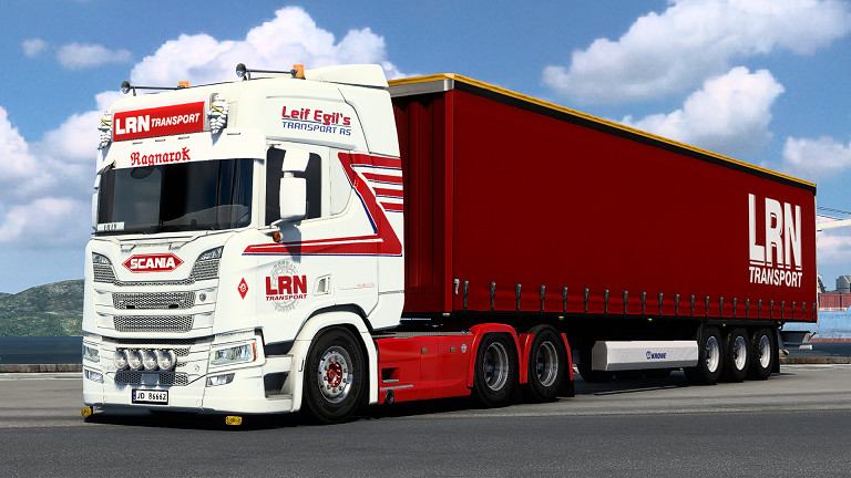 Scania R LRN / Leif Egil Transport RAGNAROK Skin